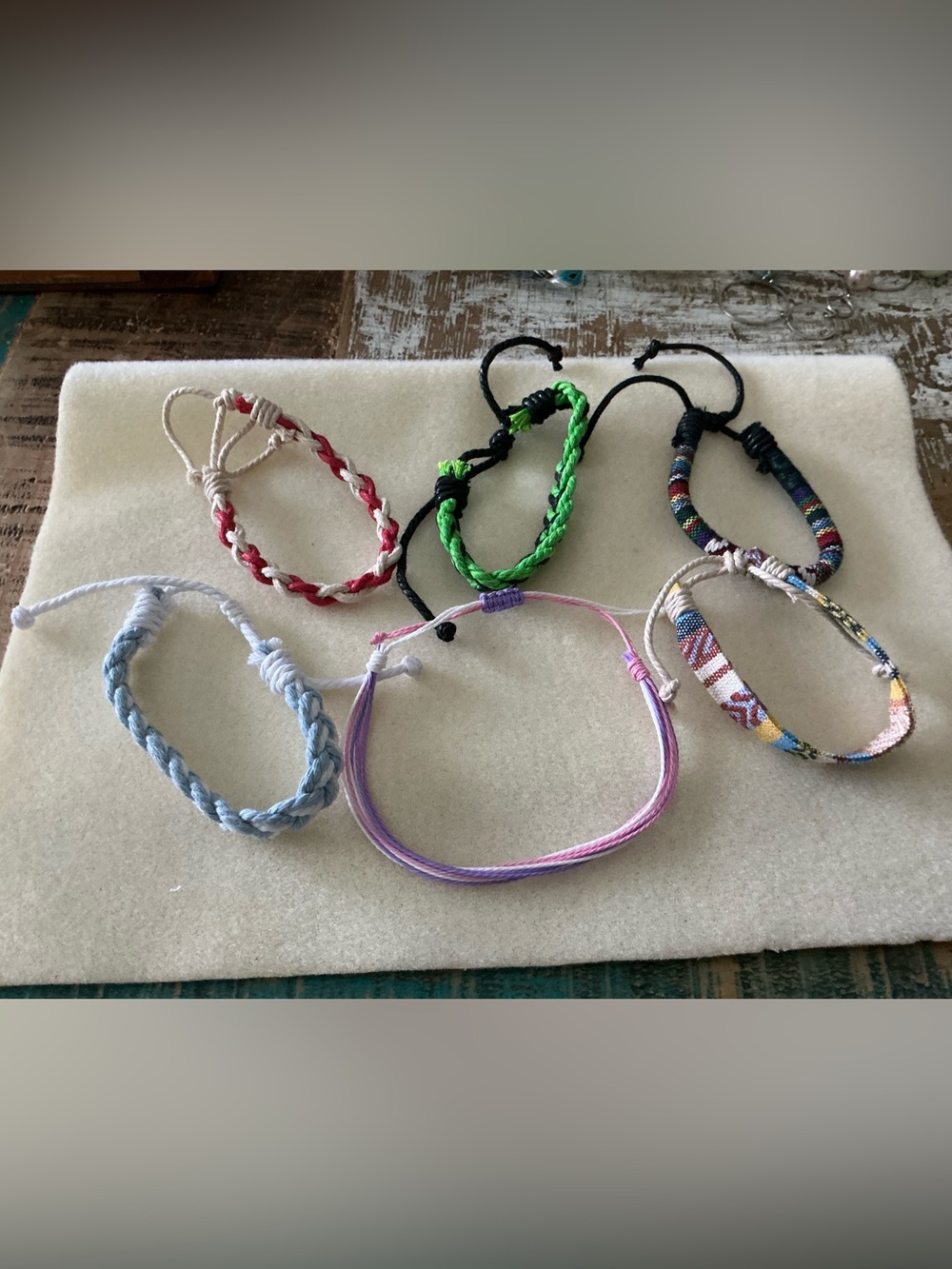 Multi-Color Women’s Braided Friendship Bracelets